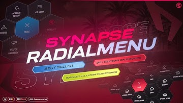 [NEW] BEST FiveM RadialMenu | Synapse Radialmenu | Supports all latest frameworks | QB, ESX, QBX, OX