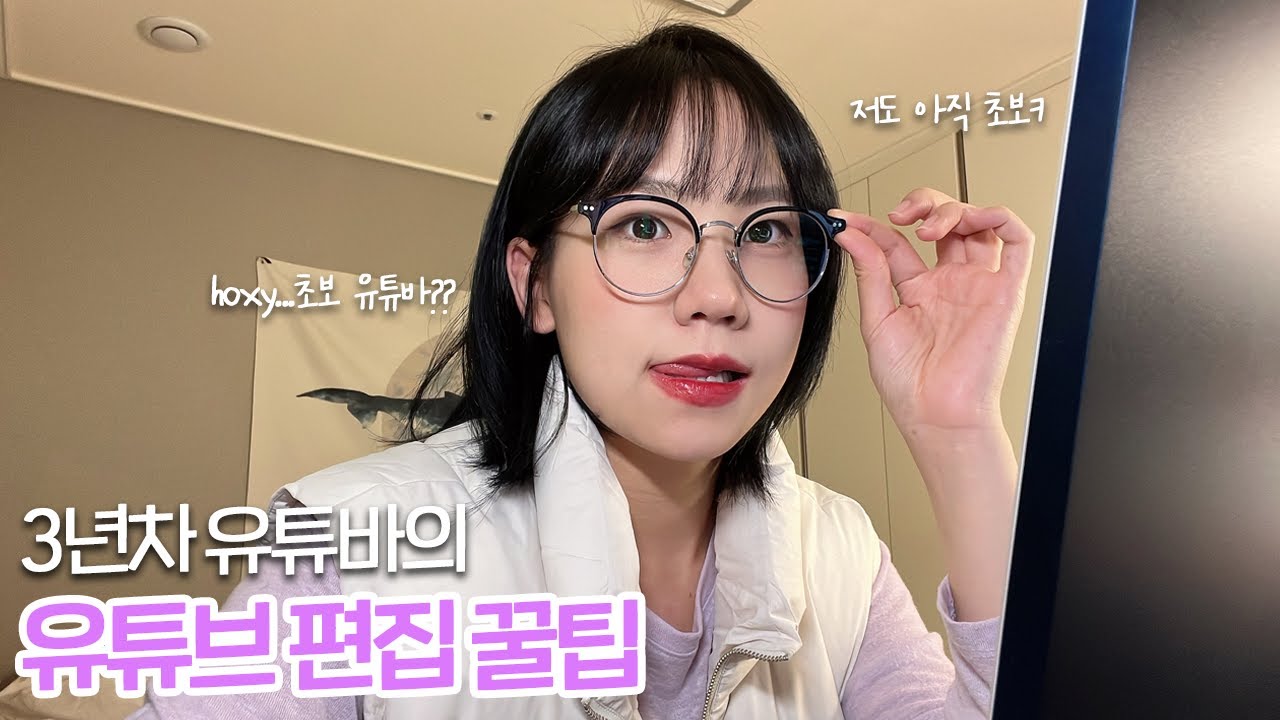 hoxy 당신 초보 유튜바...?? 3년차 유튜바의 영상 편집 꿀팁!! (프리미어 프로로 한 방에 끝내기)