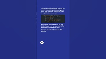 How to remove axis, legends, and white padding #shorts