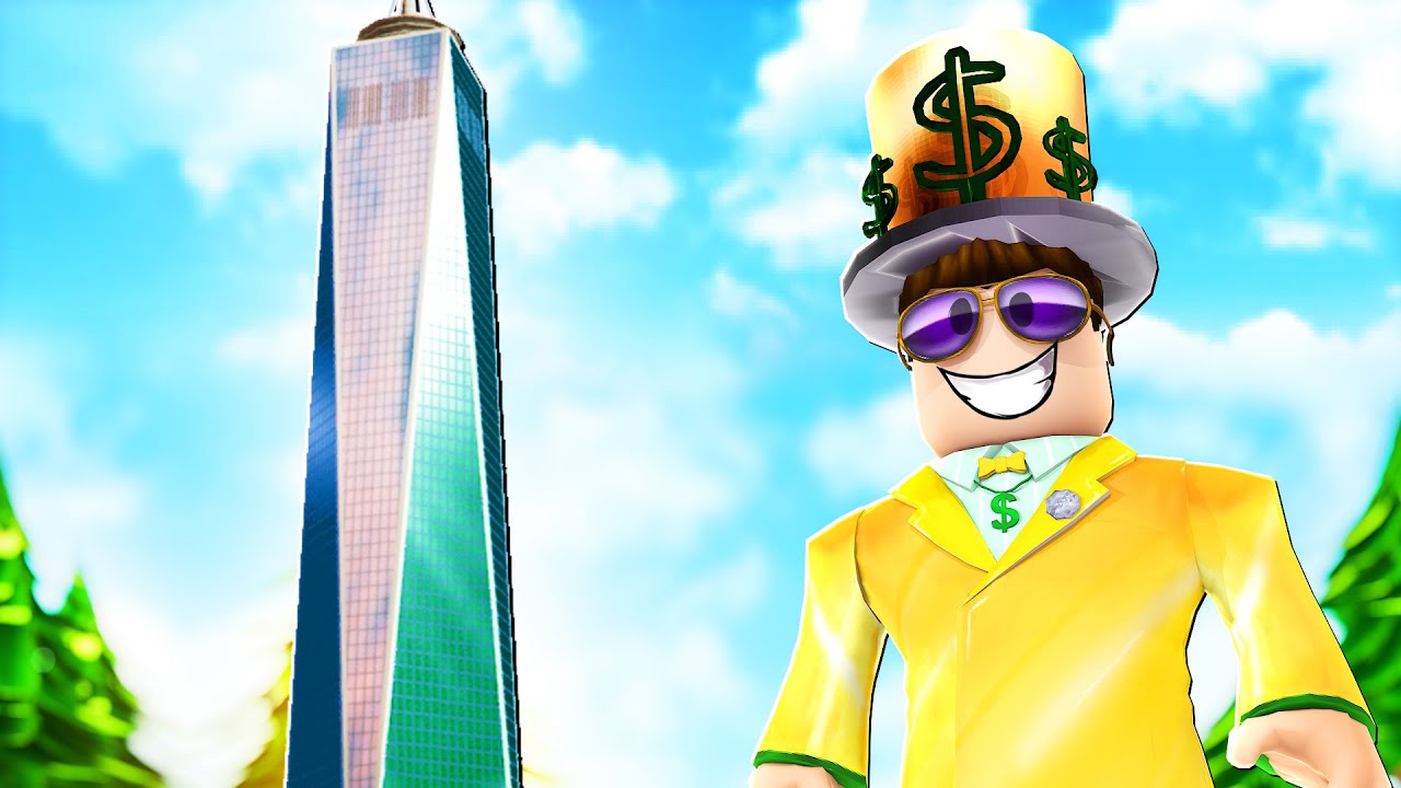 Byggede En *SKYSKRABER* og blev RIG i Roblox!