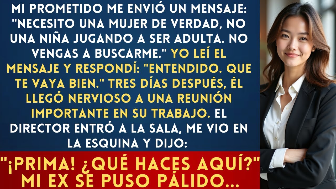 MI PROMETIDO ME DEJÓ POR MENSAJE DICIENDO 