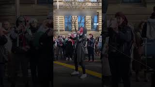 Pro-Palestine protesters rally outside Parliament Hill in Ottawa