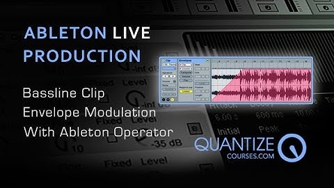 Ableton Live - Clip Envelope Automation For Bass Lines