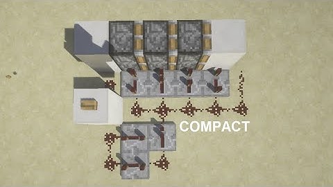 Minecraft triple piston extension [tutorial]