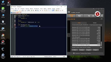 Rekursi dalam bahasa C-program sederhana perhitungan bilangan faktorial