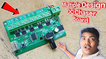 Chaser Circuit Board || Review & Testing || DC Design Chaser 10/8/6/4 Channel