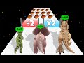 Dino Thrash 3D - Math Games (Freeplay, Max Level)