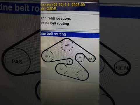 طريقه تركيب قايش سوناتا 3300