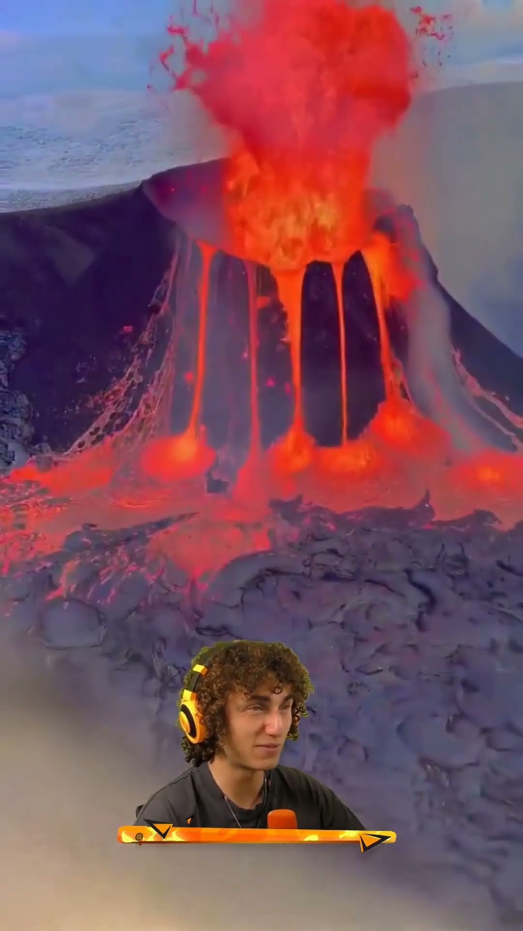 Volcano EXPLODES and OVERFLOWS with Lava!