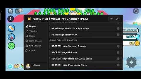 New Visual Pet Changer 2023 April Update👑