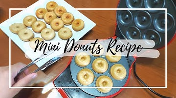 Mini Donut Recipe | Sofiner Waffle Maker | In Gems eyes