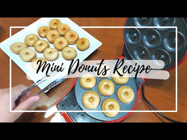 Mini Donut Recipe | Sofiner Waffle Maker | In Gems eyes class=