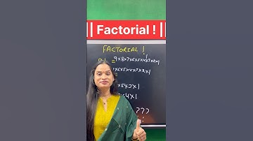 Factorial notation | #knowledgejunction31 #mathstricks #ytshorts #factorialnotation #factorials #ssc