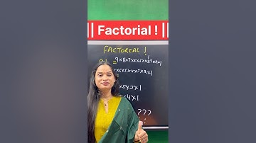 Factorial notation | #knowledgejunction31 #mathstricks #ytshorts #factorialnotation #factorials #ssc