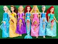 Disney Princess Doll Makeover ~ DIY Miniature Ideas for Barbie - Wig, Dress, Faceup, andMore! DIY