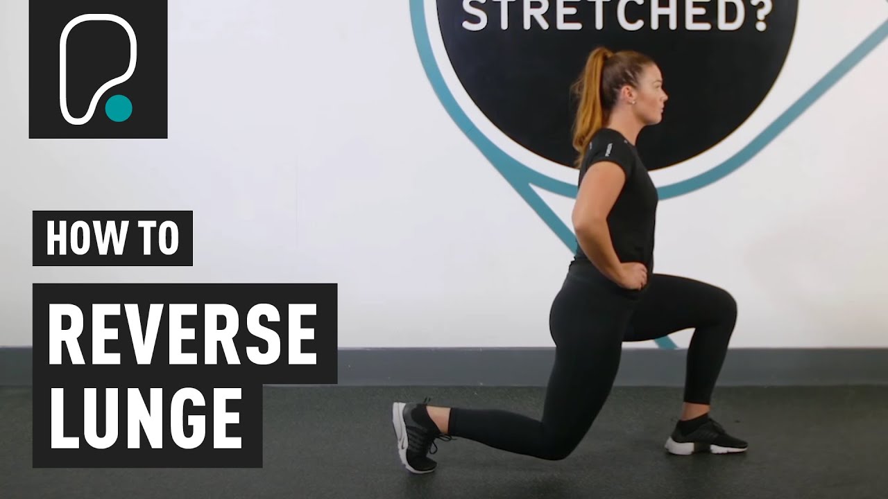 Core Control Rear Lunge  Illustrated Exercise Guide