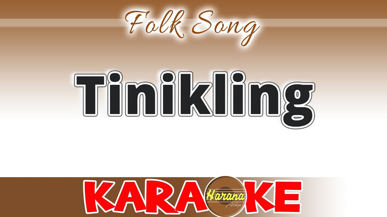 TINIKLING Folk Song KARAOKE Cover YouTube