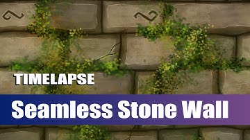 Creating a seamless hand painted stone texture in Krita