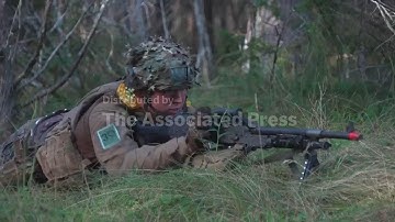 French troops hold exercises to practice rapid deployment in Estonia