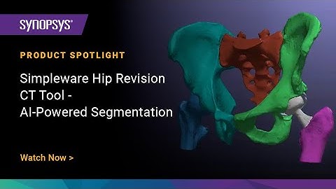 Simpleware Hip Revision CT Tool - AI-Powered Segmentation