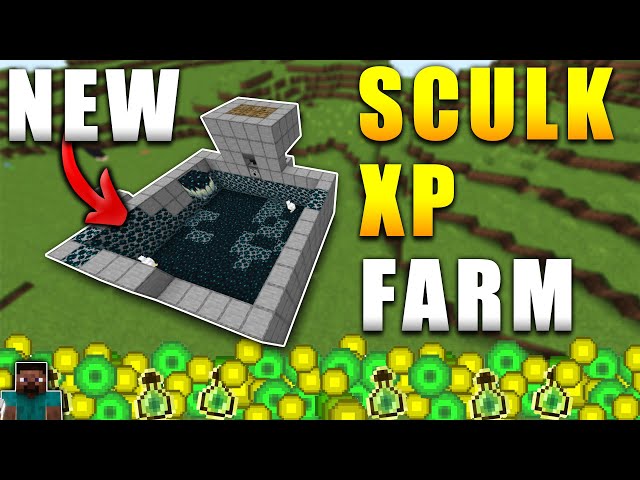 Minecraft's Deep Dark sculk brings a new way to farm XP