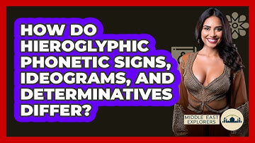 How Do Hieroglyphic Phonetic Signs, Ideograms, And Determinatives Differ? - Middle East Explorers