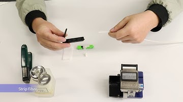 SC Fiber Optic Fast Connector Pre - Polished For FTTH Drop Cable