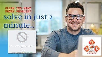 gleam too many entry problem solve in bangla