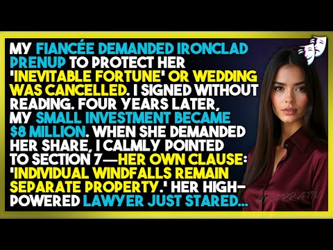 She Demanded Prenup To Protect Her Future Fortune Four Years Later It Saved Me From Her