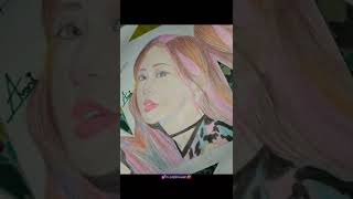 Drawing of Blackpink??Rosè?blackpink rose drawing