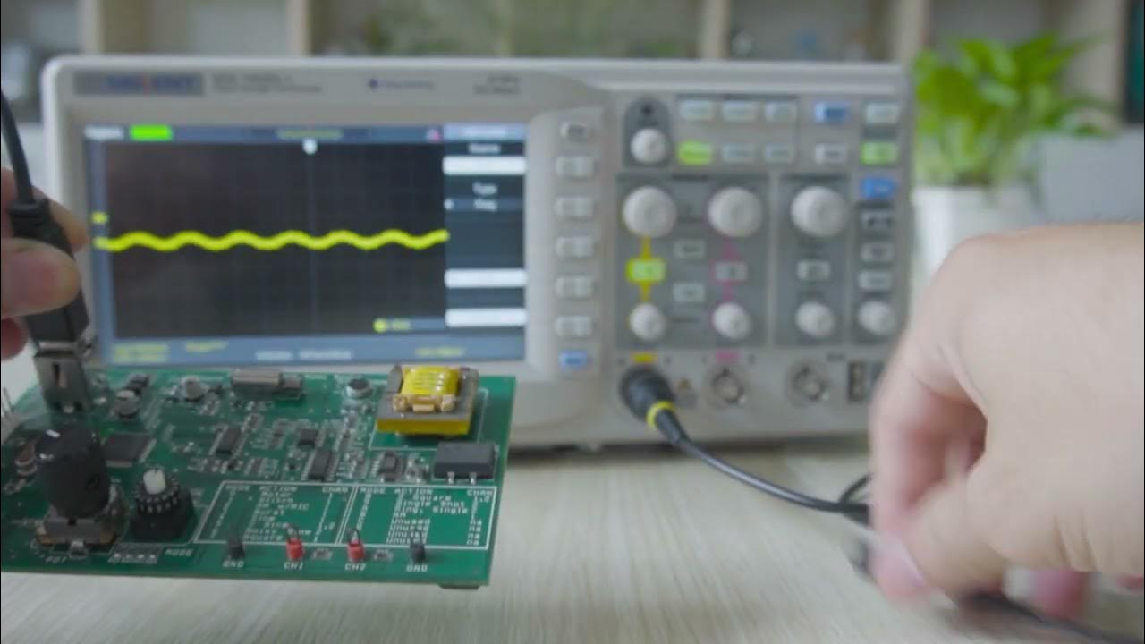 Hướng dẫn sử dụng Oscilloscope SDS1052DL+ trên bộ mô phỏng Oscilloscope