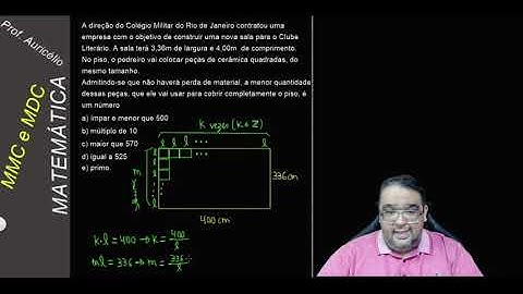 COMO CALCULAR O MDC - MÉTODO DAS DIVISÕES SUCESSIVAS