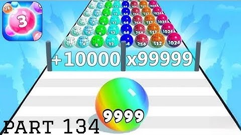 Ball Run 2048 - Gameplay Walkthrough Tutorial Levels (iOS, Android) NinjaX YT is live! part - 134