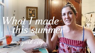 Everything I sewed this summer | Jaclyn Salem vlogs