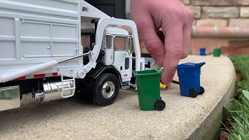 Miniature Garbage Day with First Gear Trucks!