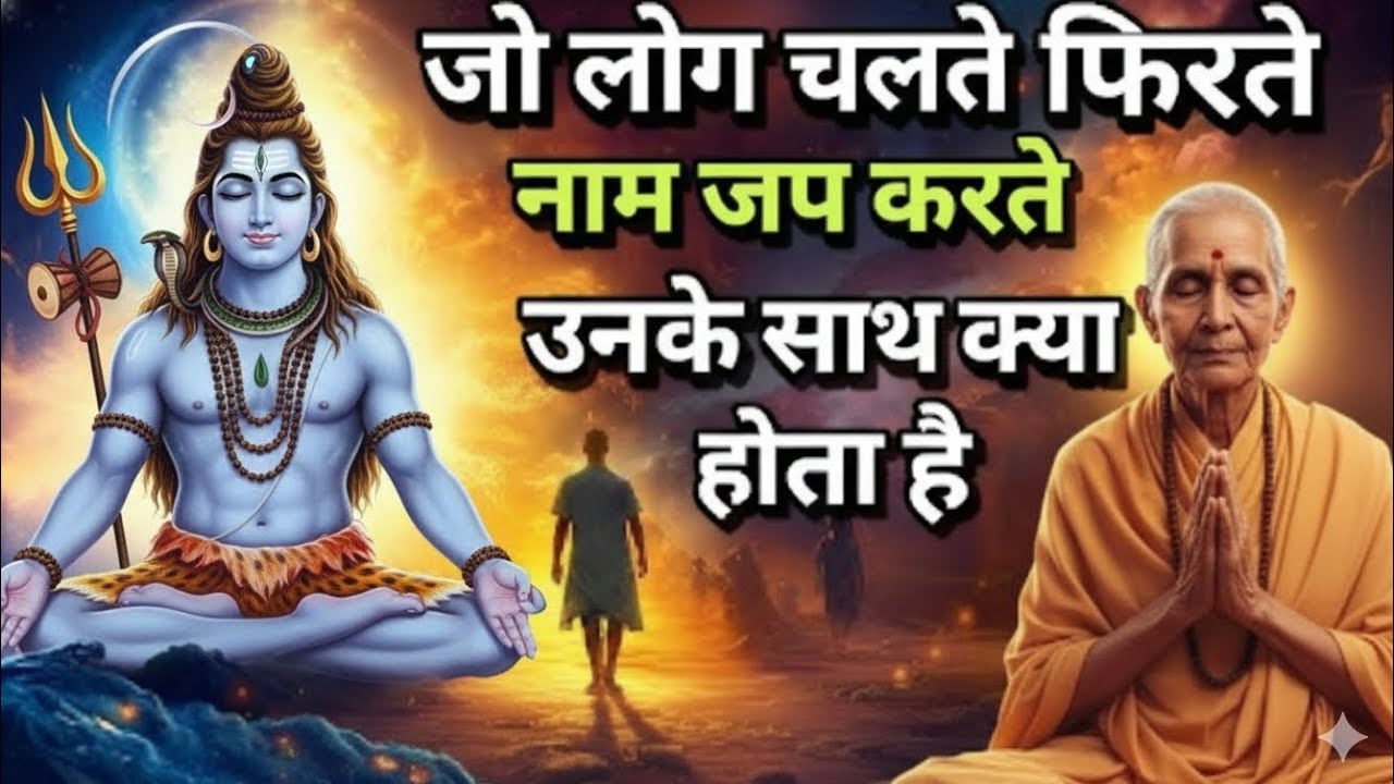 जो लोग चलते फिरते नाम जप करते हैं उनके साथ कैसी कृपा होती है | #shivdhyansagar #mahadev #namjap 