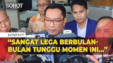 Pernyataan Ridwan Kamil Usai Diperiksa KPK soal Kasus Dugaan Korupsi Bank BJB