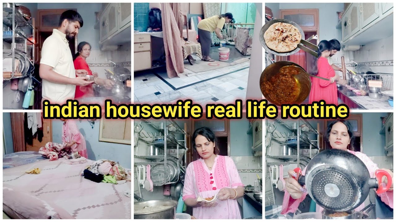 Morning positive routine🌺सुबह _2 पड़ गई सासुमा से डांट😰indian housewife ...