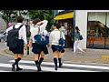 【Kinshicho Walk】Kinshi Park where high school girls gather【4K】