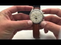 Montre mcanique chronographe elysee 12050 vulcanos prsentation et revue