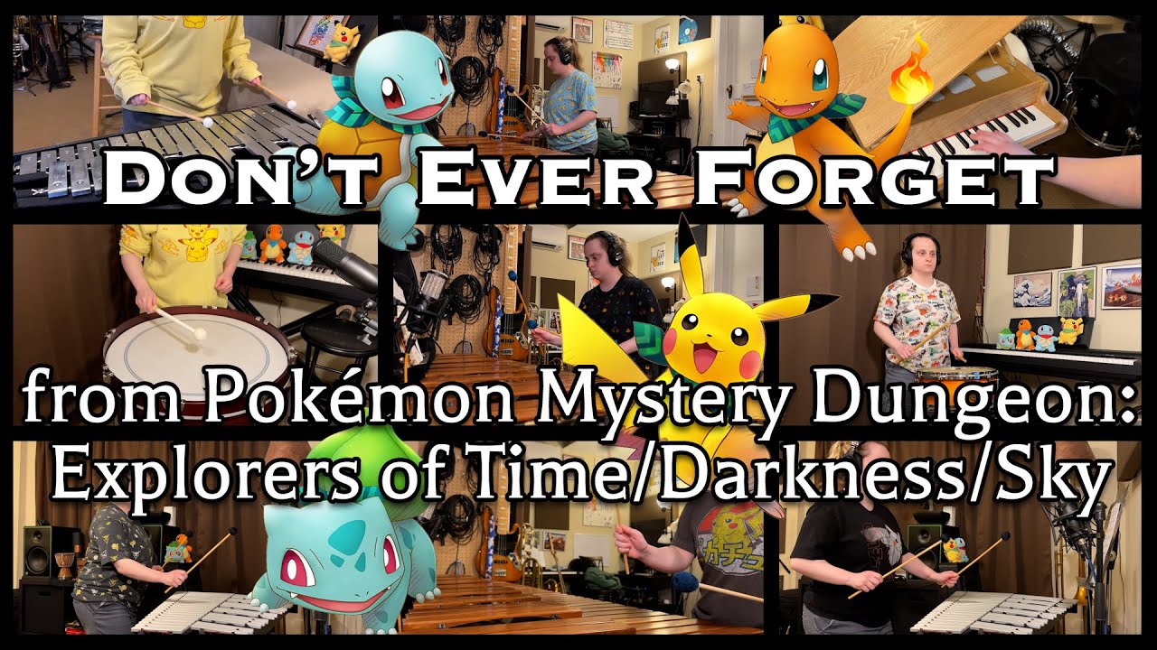 Don't Ever Forget - Pokémon Mystery Dungeon (Percussion Ensemble Cover) | V-Ron Media
