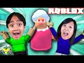 Scary Grandma Visits Ryan and Mommy! Let's Play Roblox Grandma Visits with Ryan's Mommy!