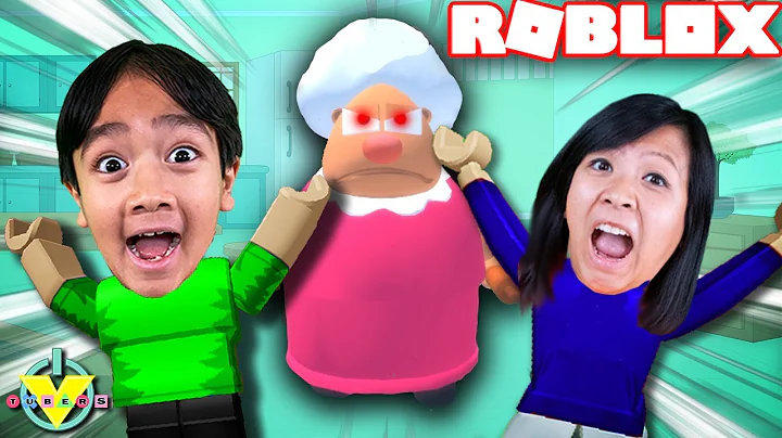 Scary Grandma Visits Ryan and Mommy! Let's Play Ro...