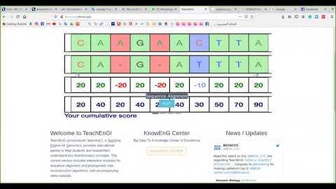 sequence Alignment 6 / بالعربي Bioinformatics