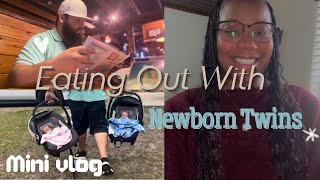 Texas Roadhouse Dinner With Husband & Twins | Dinner | Outing | Twins | Mini Vlog