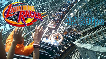 Lightning Racer Back Row POV | Hersheypark (4K 60fps) 30/5/2022