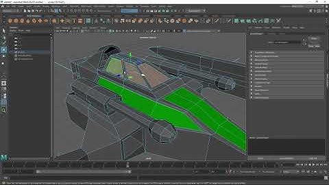Maya; Model a Free Form Spaceship 03/04