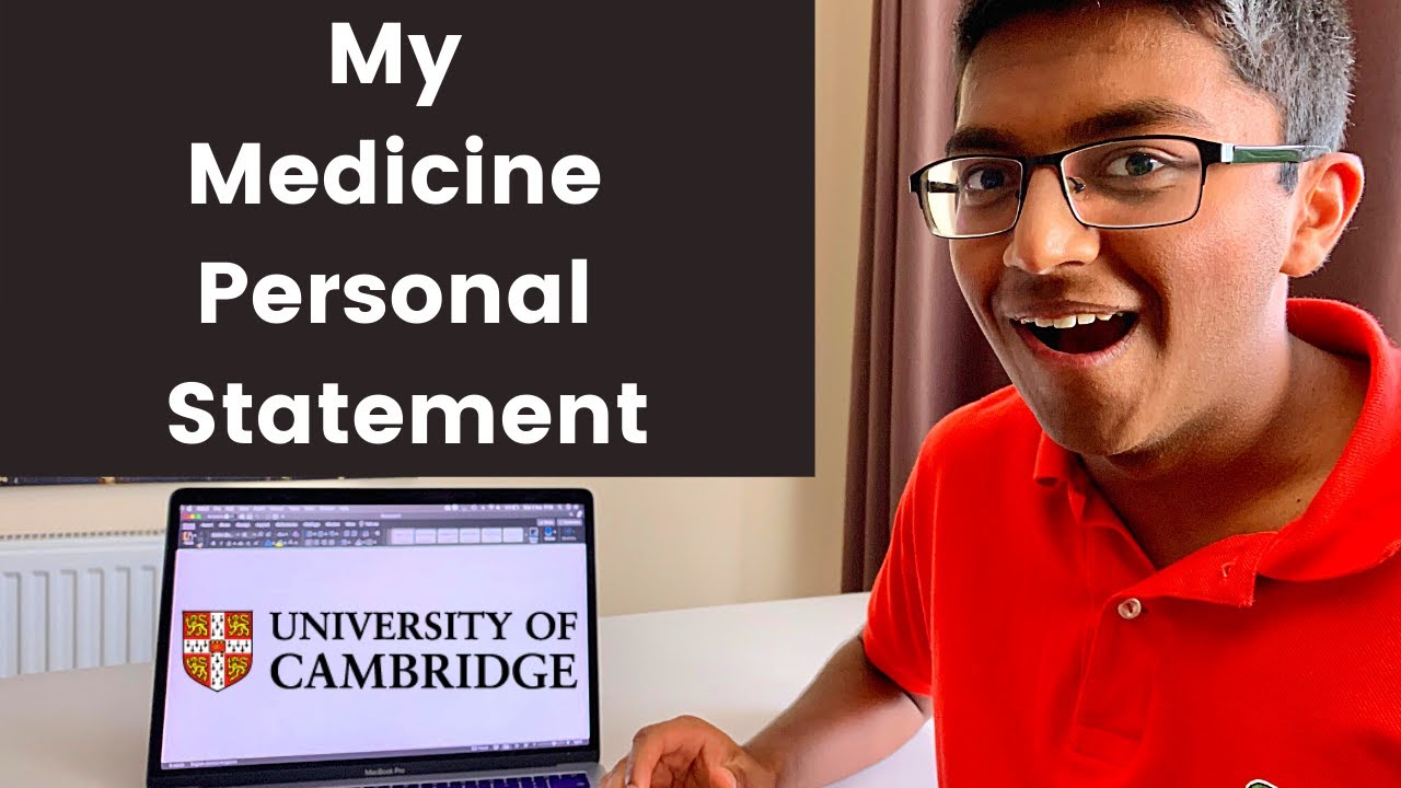 medicine personal statement for cambridge