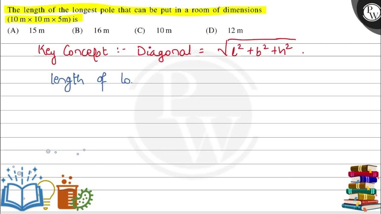 the-length-of-the-longest-pole-that-can-be-put-in-a-room-of-dimensions
