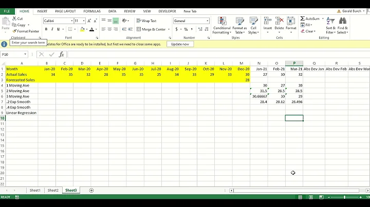 Choosing a Forecasting Method